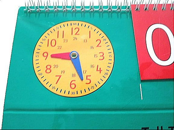 Learning Can Be Fun - Extra Large 47cm x 15cm Tell Time Flip Chart