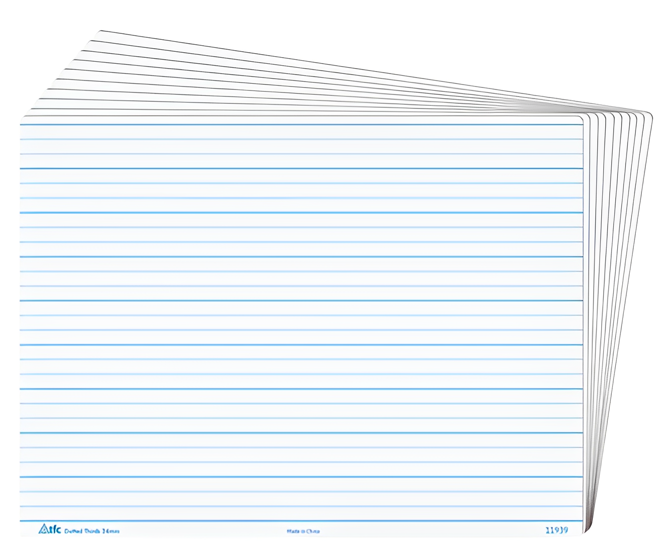 Whiteboard Dotted Thirds A4 Boards Set - Pack of 3 - Educational Handwriting Tool