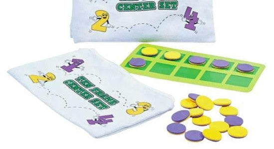 Ten Frame and 2 x Sets Foam Counters-Schooling at Home
