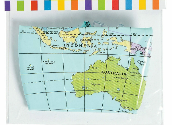 Inflatable World Globe 27cm Inflated