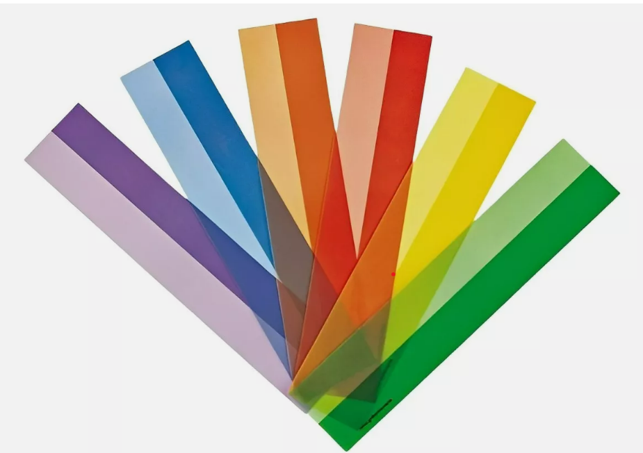 Guided Reading Strips Coloured Overlay Sey of 6
