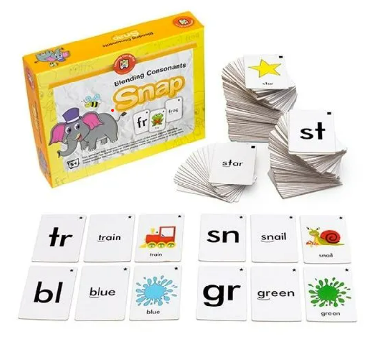 Blending Consonants Dominoes Learning Can Be Fun