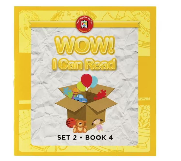 WOW! I Can Read - Set 2 Yellow 6 Levelled Books